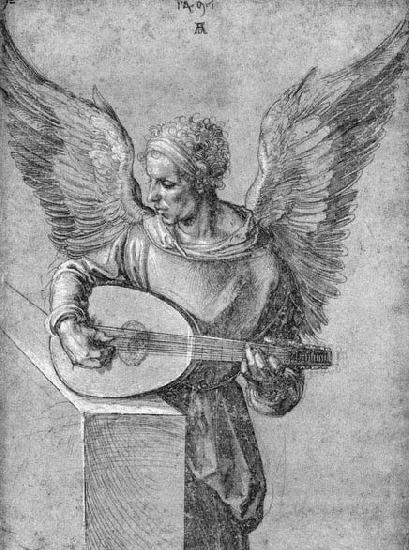 Albrecht Durer Winged Man oil painting picture